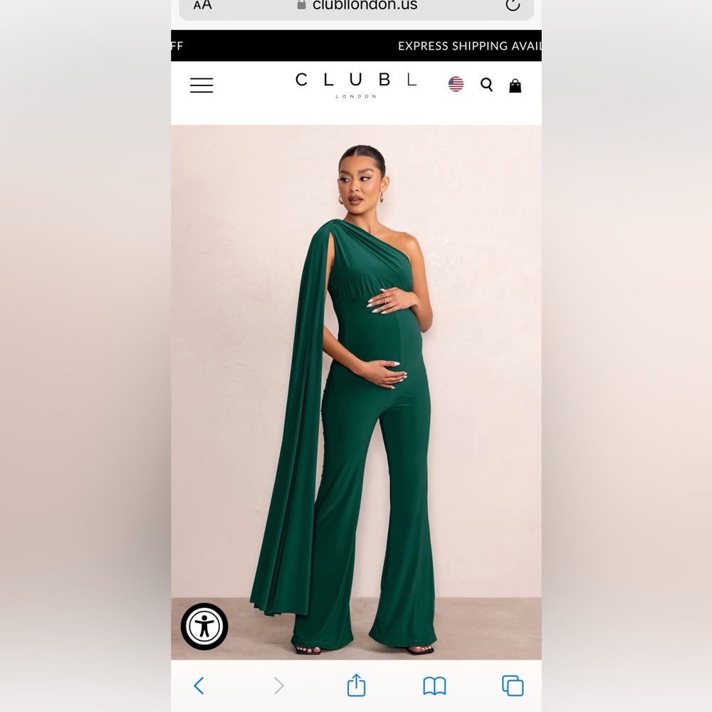 Club London maternity jumpsuit